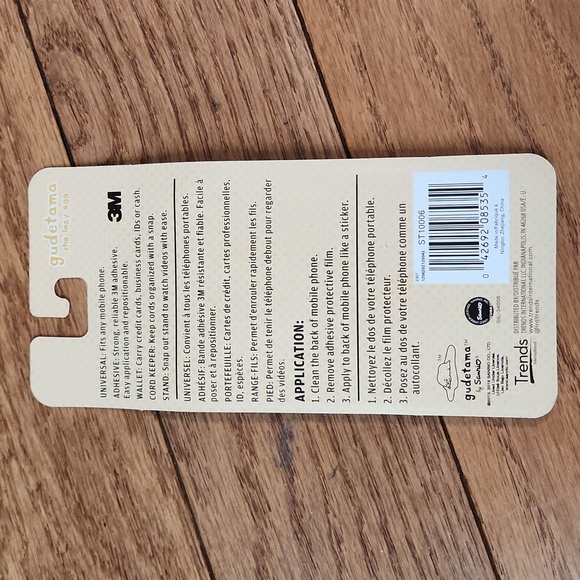 NEW Sanrio GUDETAMA the lazy egg 3-in-1 Universal Mobile Wallet - Picture 4 of 5